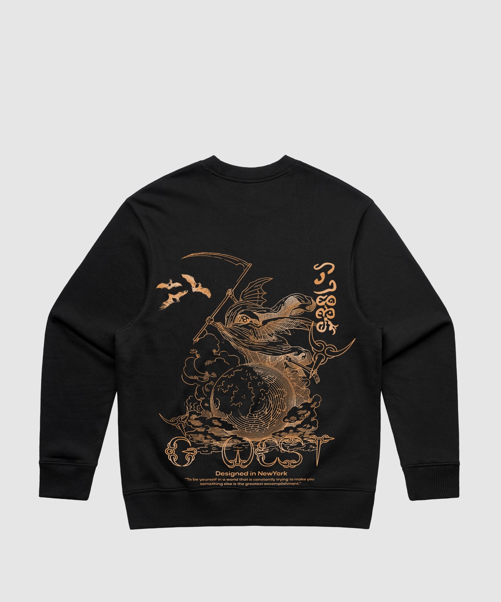 G WEST REAPER WORLD HEAVY PREMIUM CREWNECK - 6 COLORS - G West