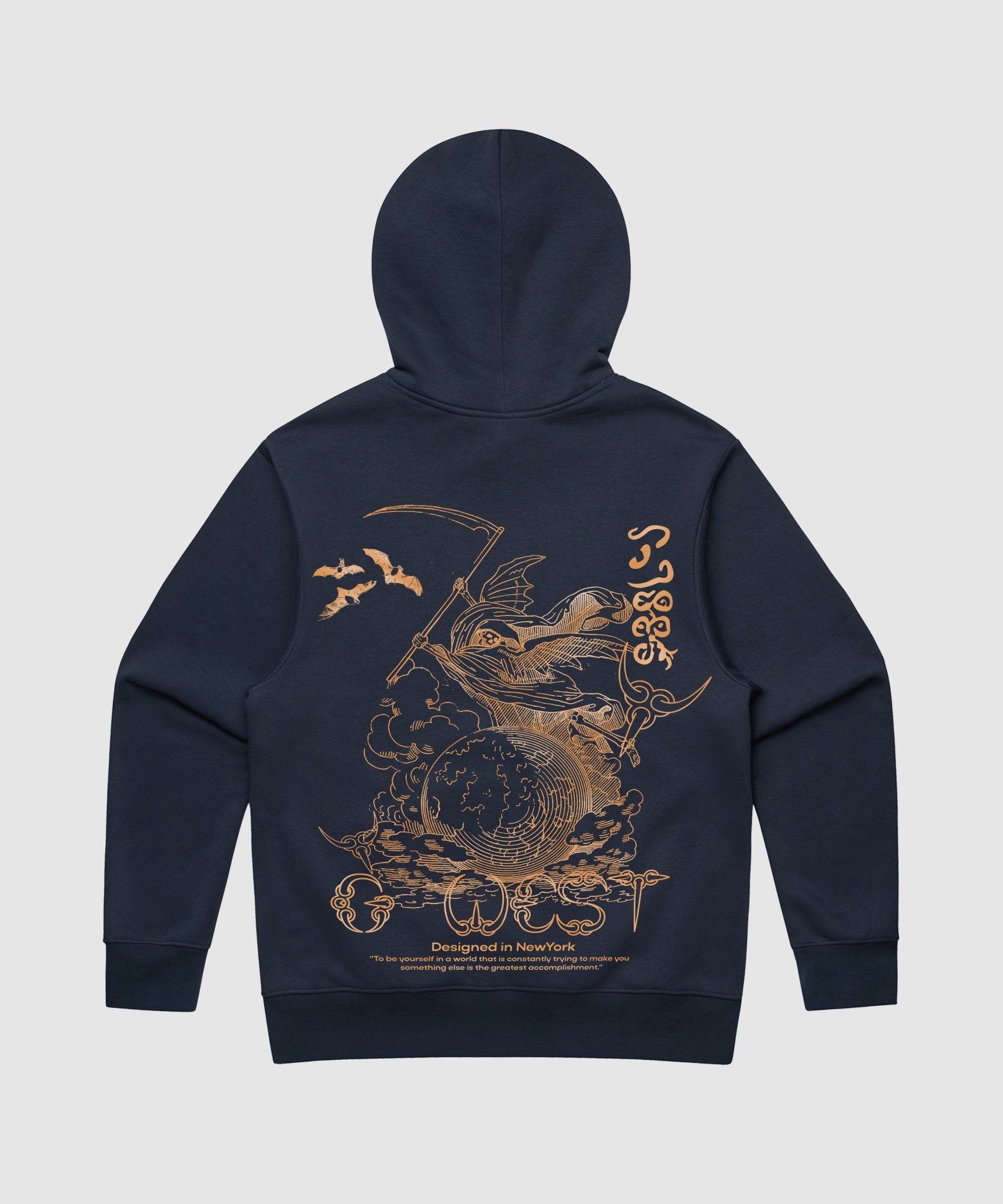 G WEST REAPER WORLD HEAVY PREMIUM HOODIE - 6 COLORS - G West