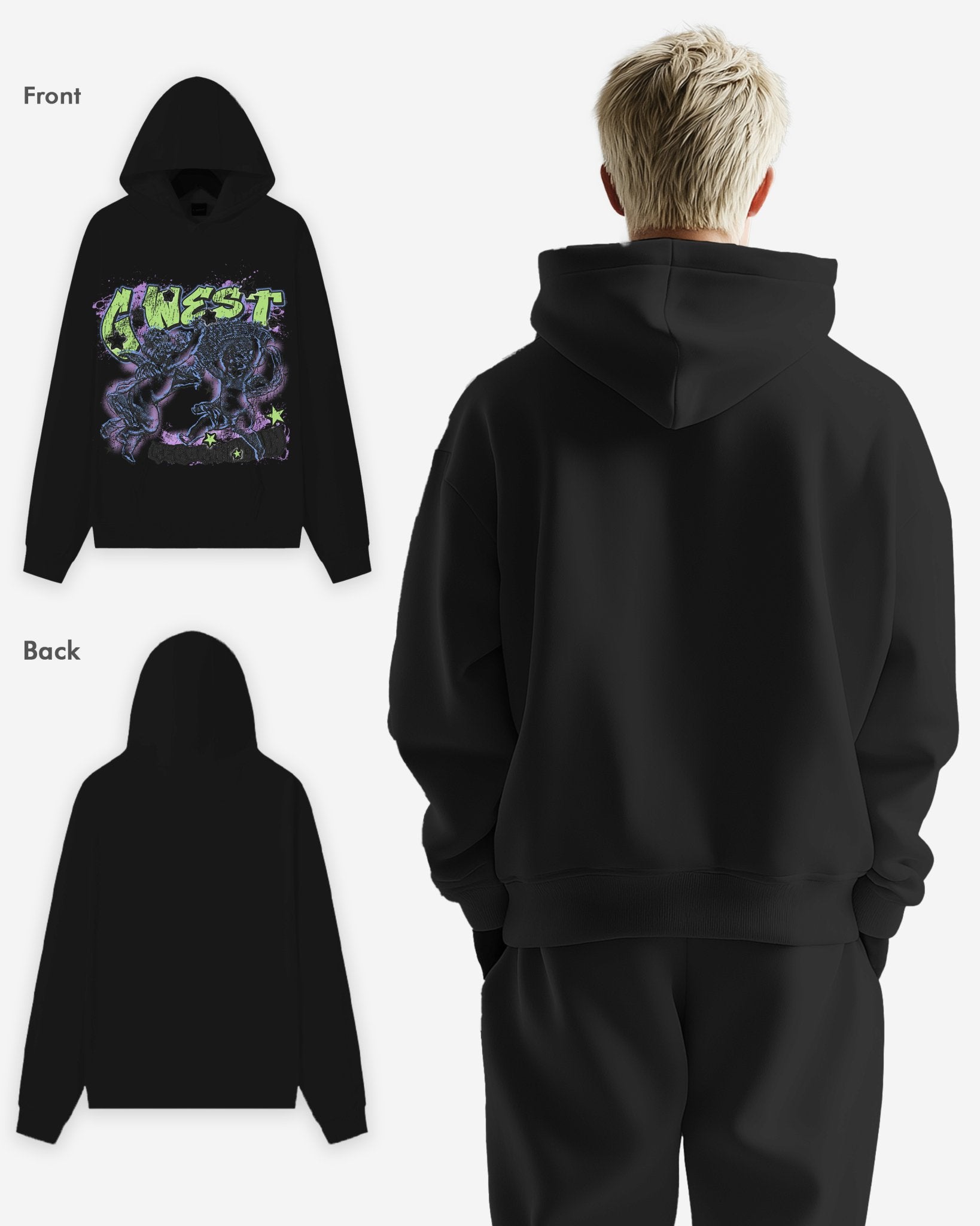 G West Reborn Oversize Hoodie - G West