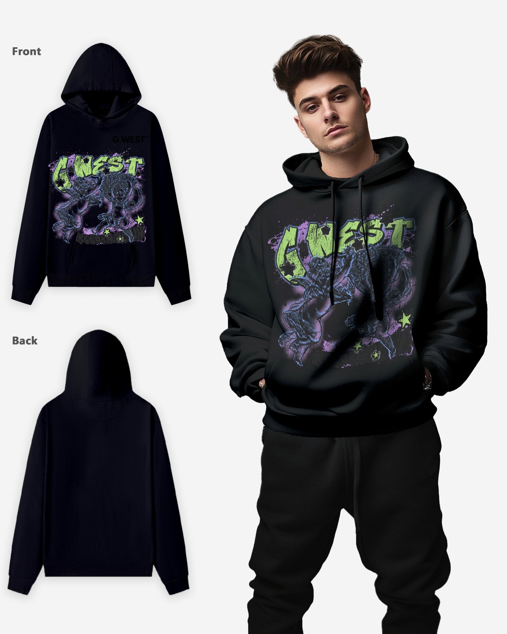 G West Reborn Oversize Hoodie - G West