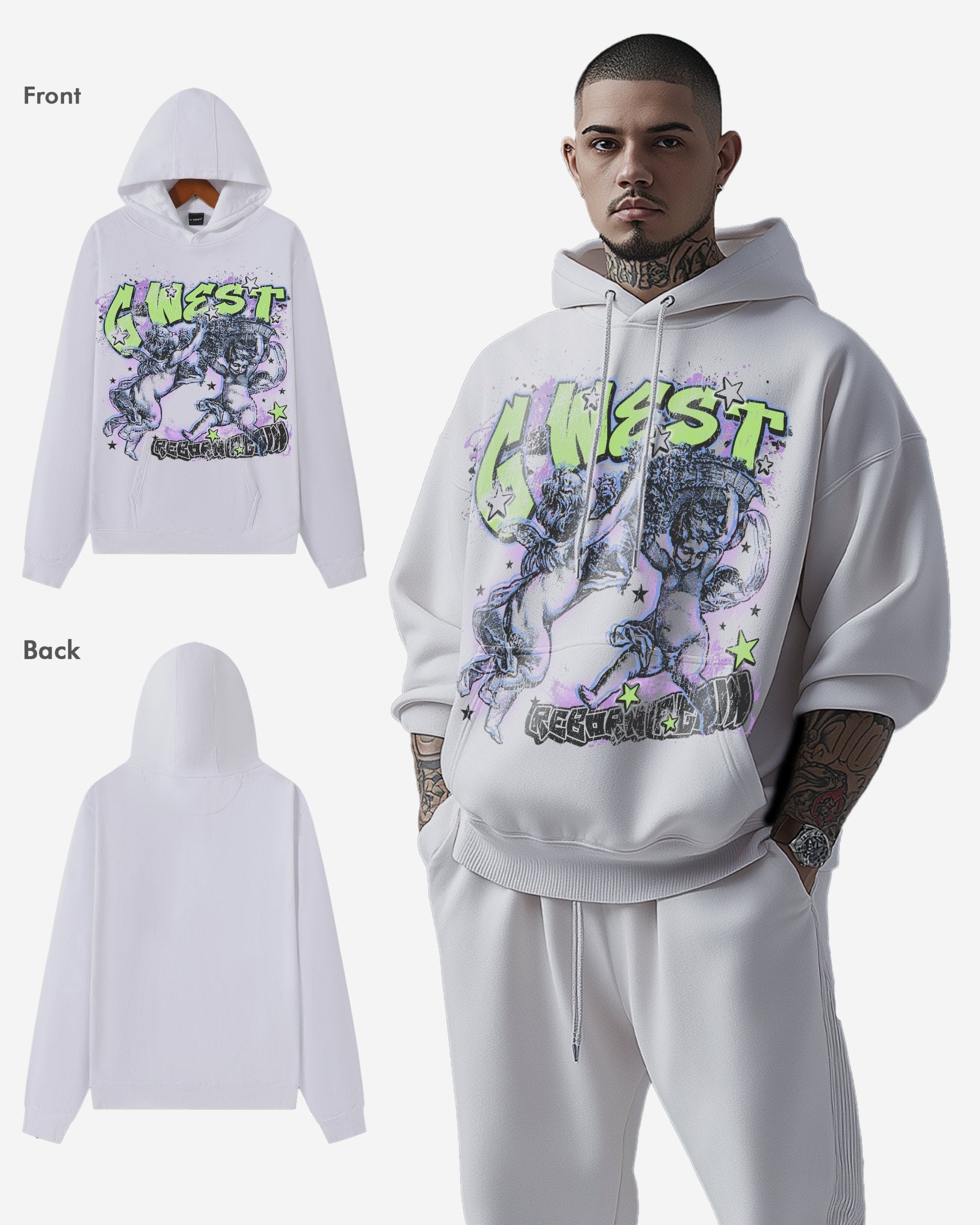 G West Reborn Oversize Hoodie - G West