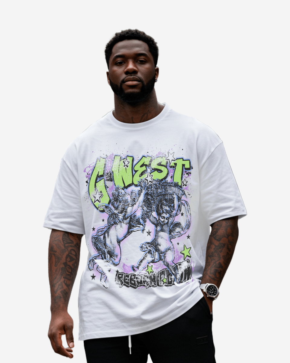 G West Reborn White Tee Big and Tall - G West