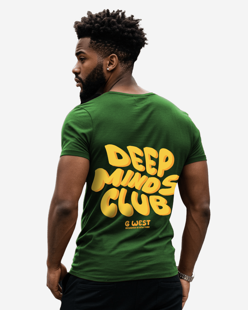 G West Regular Fit Deep Minds Club T Shirt - G West