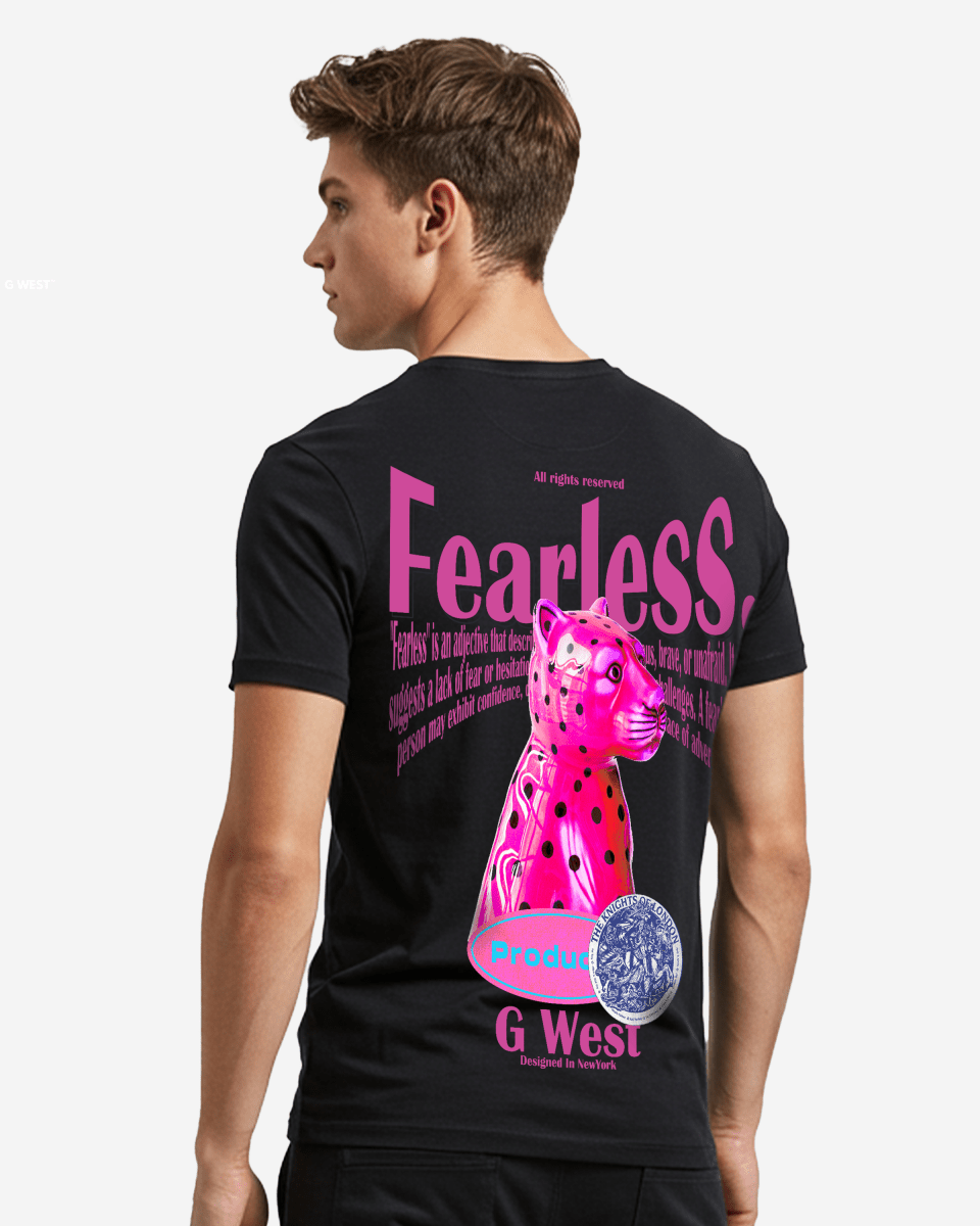 G West Regular Fit Fearless T Shirt - G West