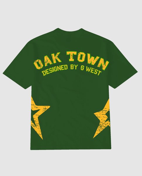 G West Regular Fit Oak Town Green tee - G West