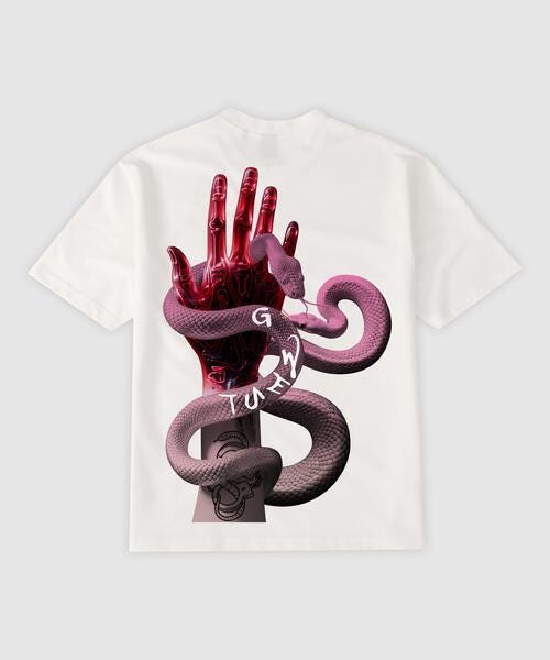 G West Regular Fit Serpiente (Handshake) T Shirt : Gwpbast5066 - 2 Colors - G West