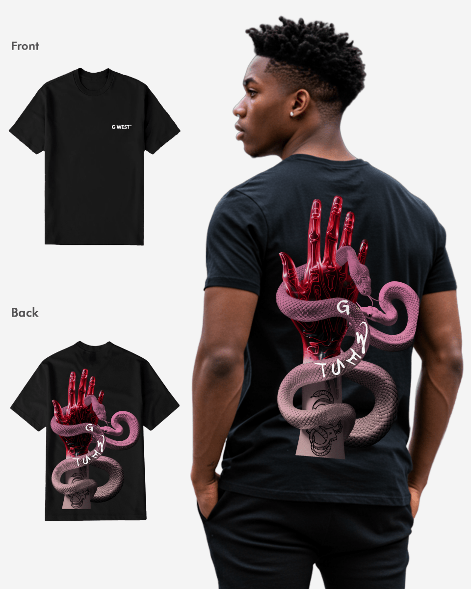 G West Regular Fit Serpiente (Handshake) T Shirt - G West