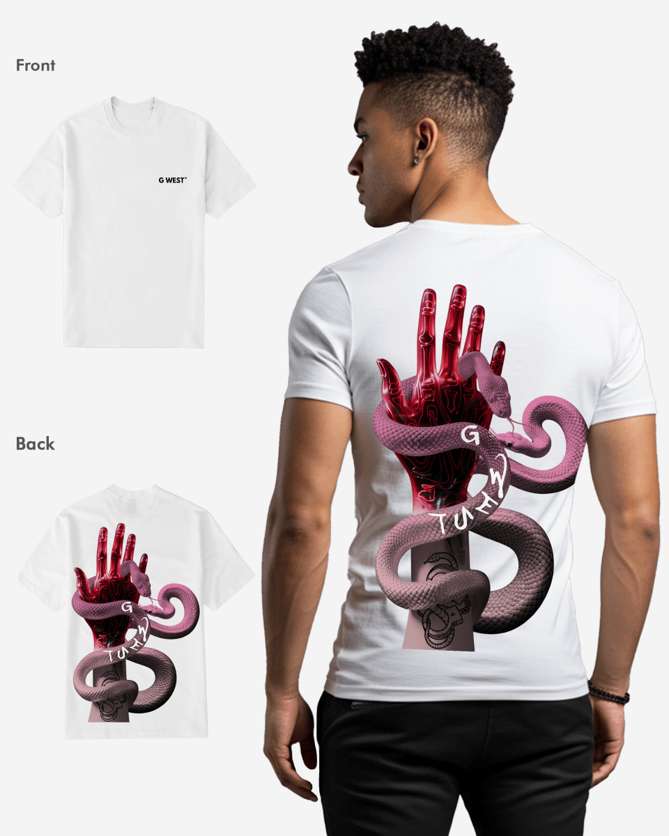 G West Regular Fit Serpiente (Handshake) T Shirt - G West