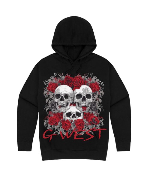 G West Roses And Bones Hoodie - G West