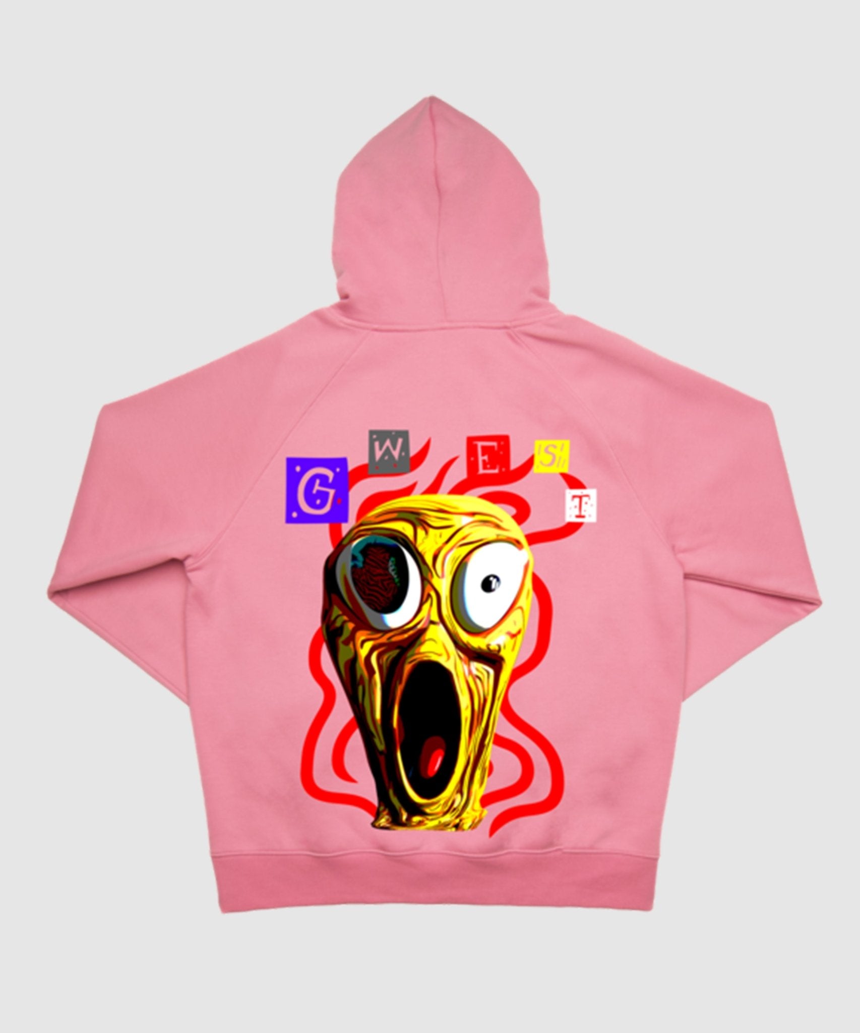 G WEST SCREAMING YELLOW FACE HOODIE - 5 COLORS - G West