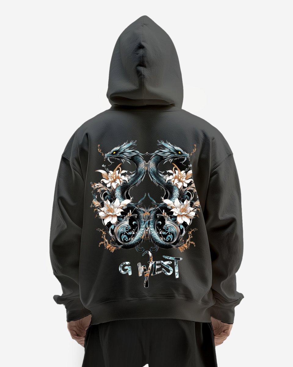 G West Shadow Dragon Oversize Hoodie - G West