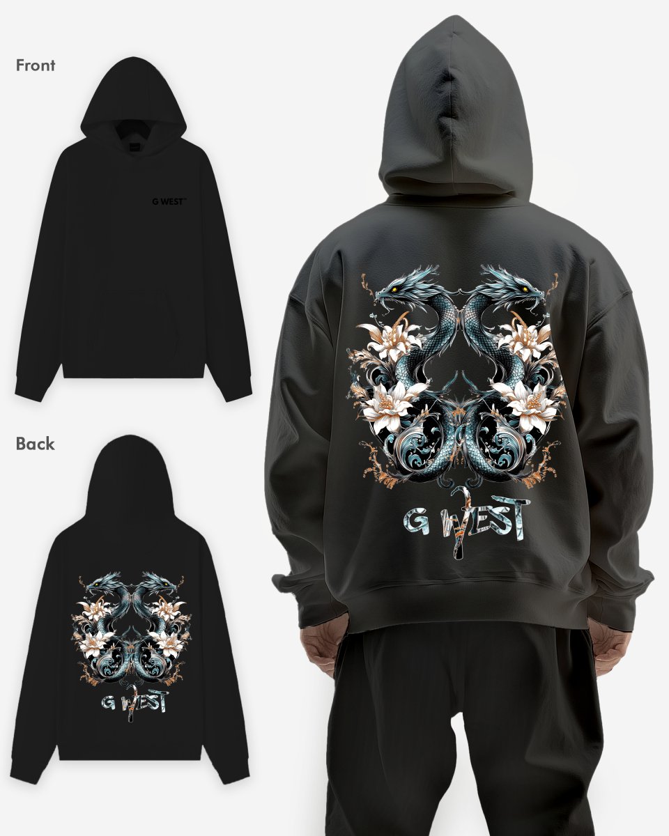 G West Shadow Dragon Oversize Hoodie - G West