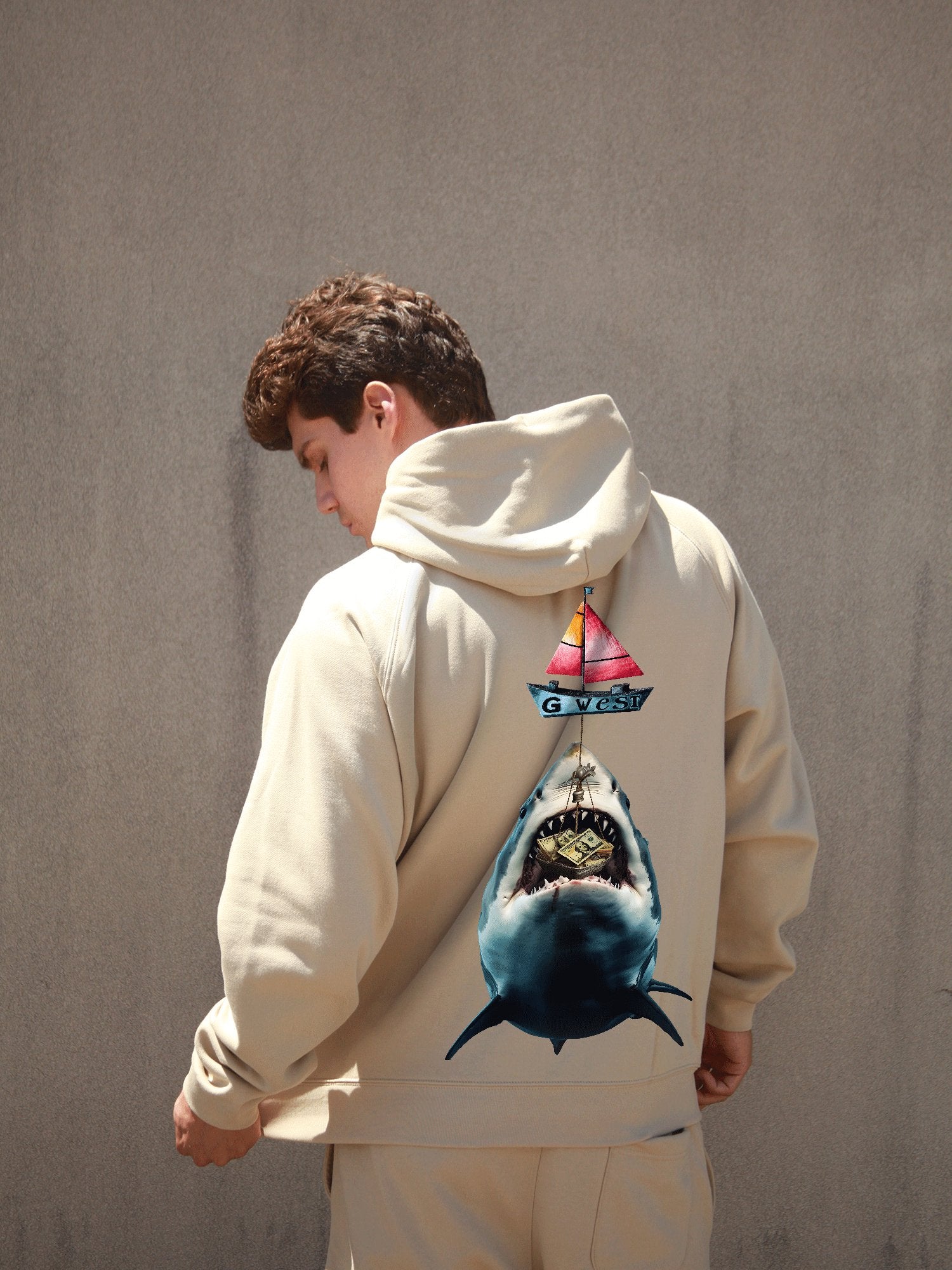 G WEST SHARK BAIT HEAVY PREMIUM HOODIE - 6 COLORS - G West