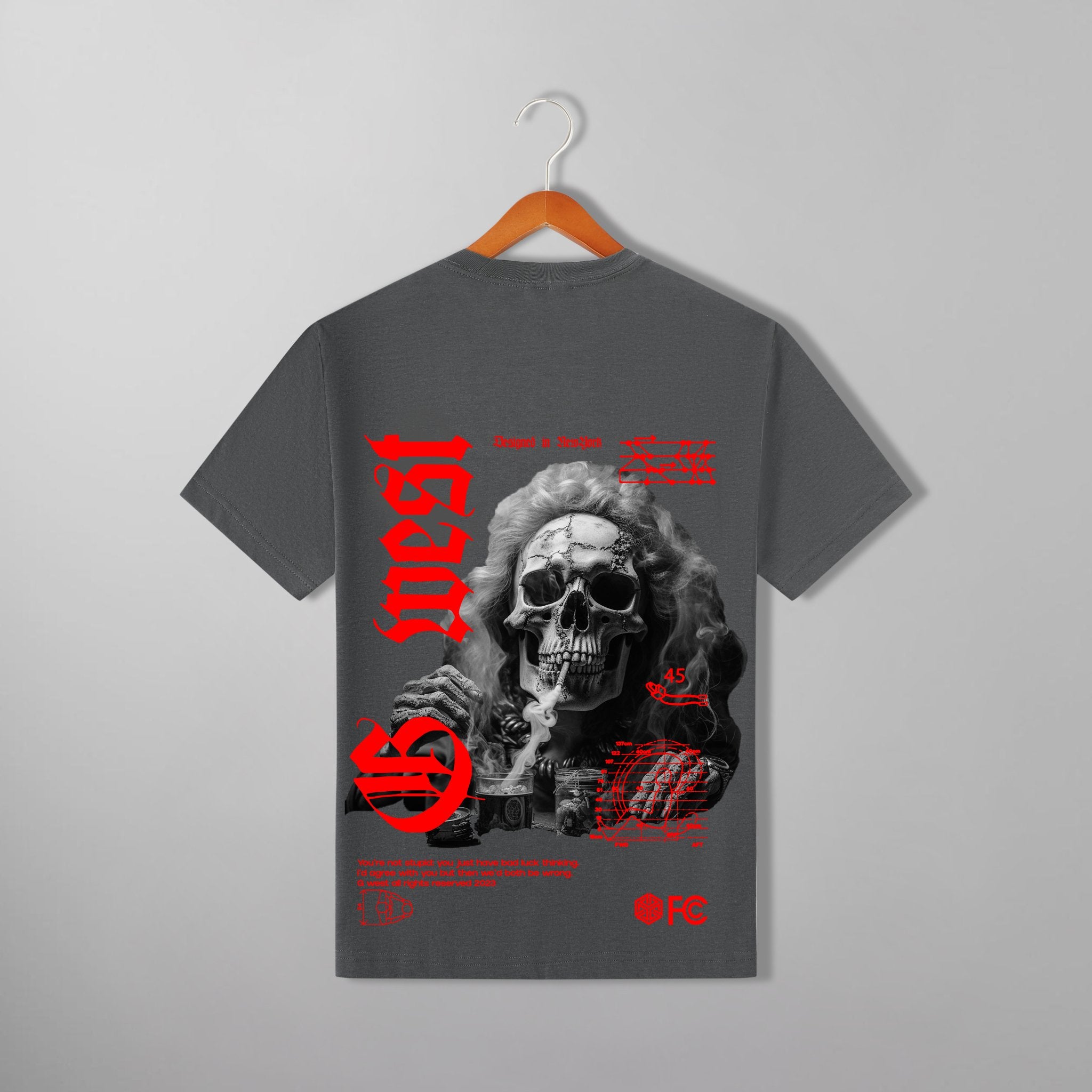 G West Smoke Skull Tee - G West