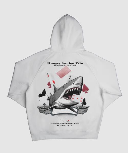 G West Spade Of Sharks Hoodie : Gwhlhd9024 - 5 Colors - G West