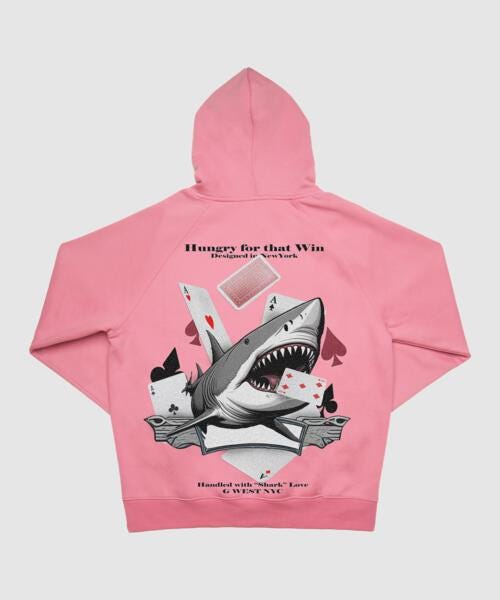 G West Spade Of Sharks Hoodie : Gwhlhd9024 - 5 Colors - G West