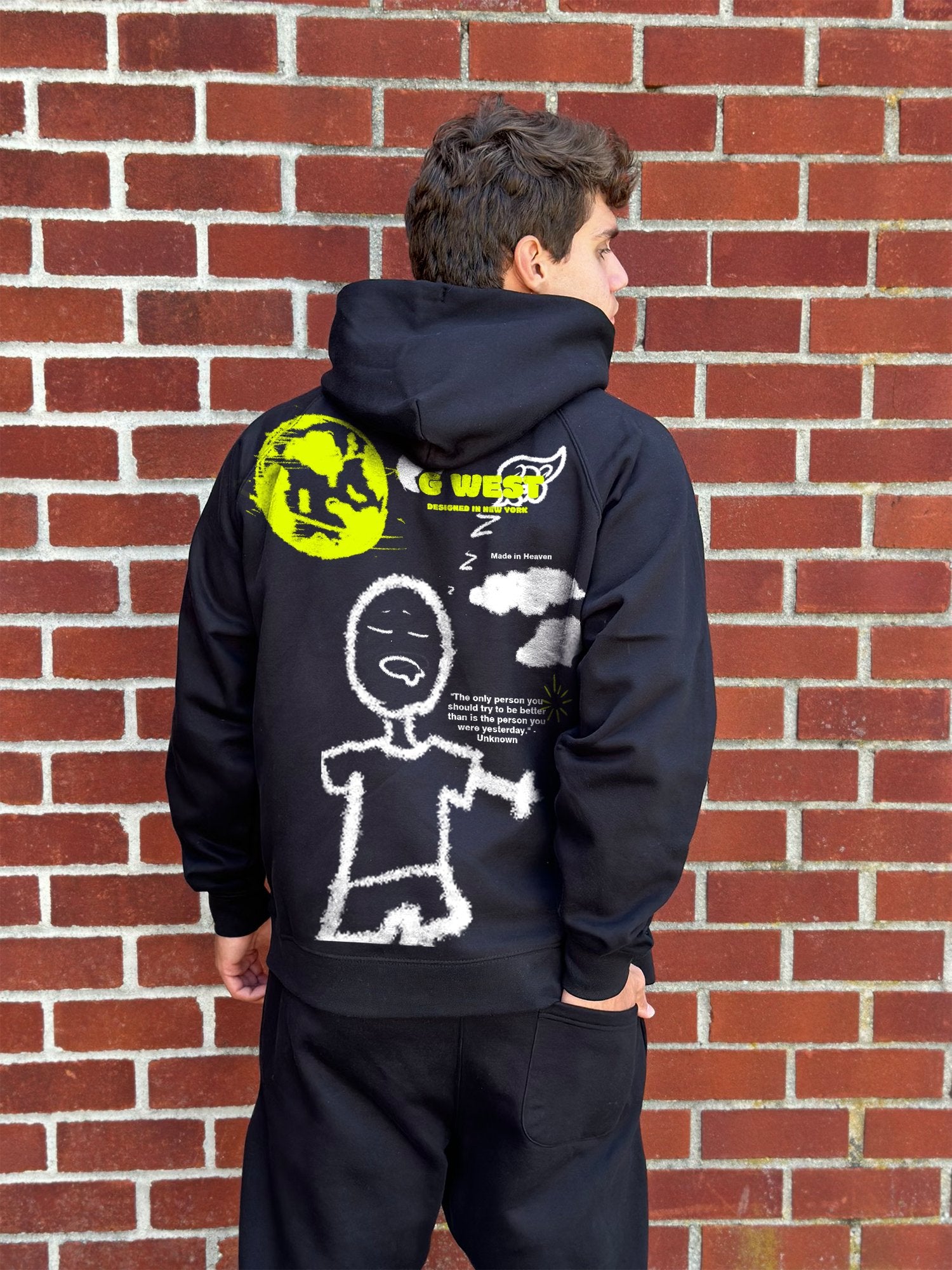 G WEST STICK FIGURE HEAVY PREMIUM HOODIE - 6 COLORS - G West