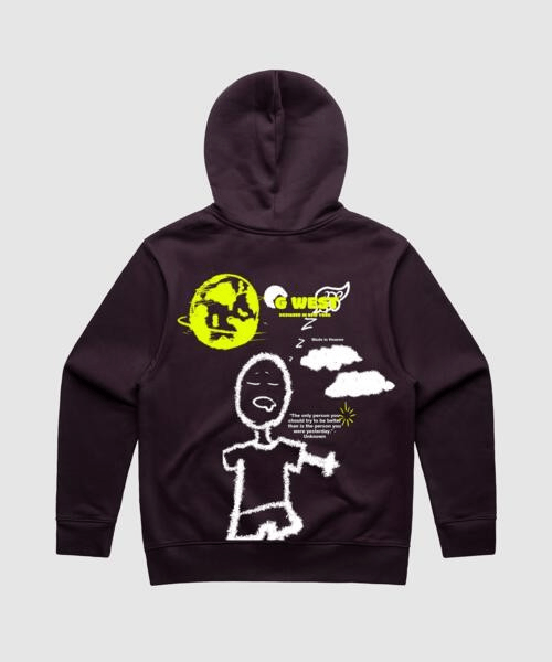 G West Stick Figure Heavy Premium Hoodie - G West