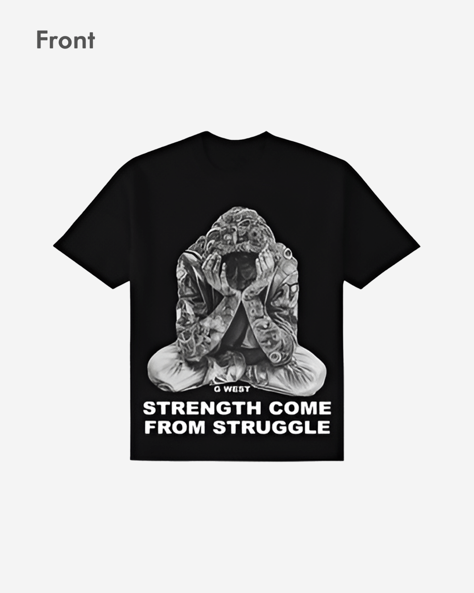 G West Strength Come From Struggle Tee Big and Tall - G West