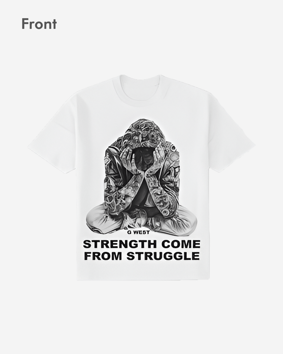 G West Strength Come From Struggle Tee Big and Tall - G West