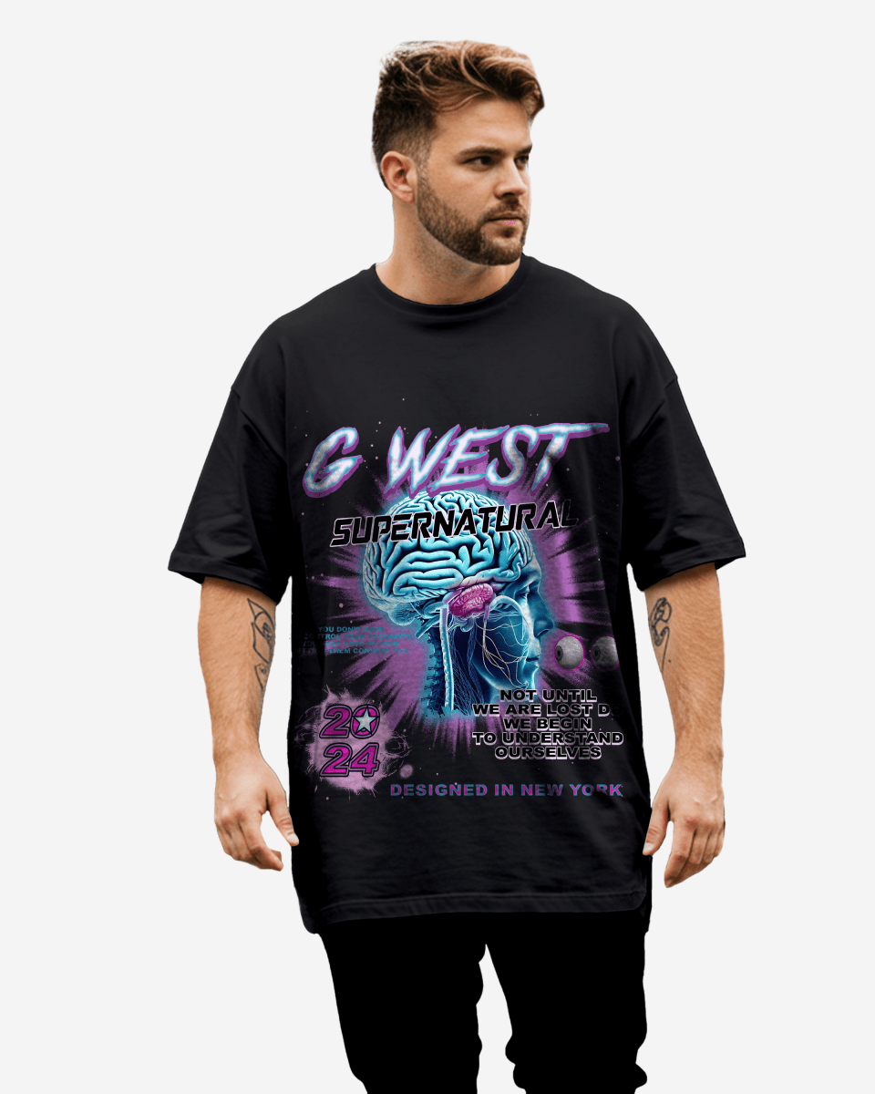 G West Supernatural Black Tee Big and Tall - G West