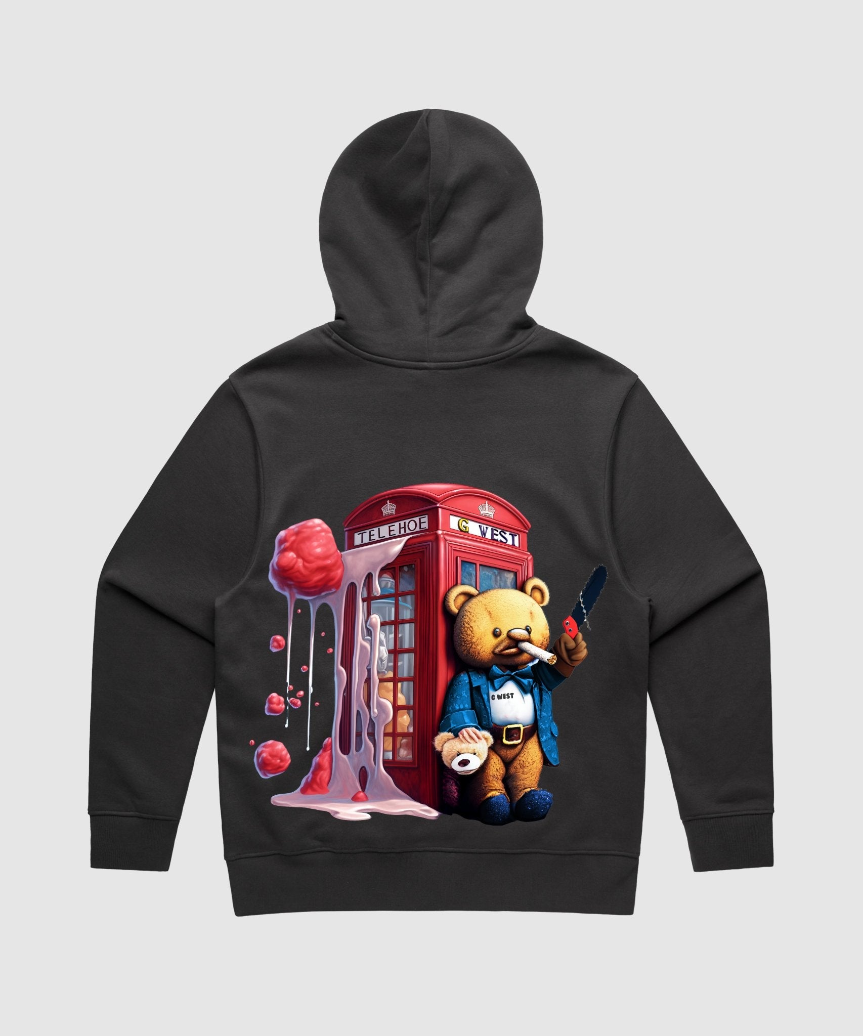 G WEST TEDDY BEAR BOOTH HEAVY PREMIUM HOODIE - 6 COLORS - G West