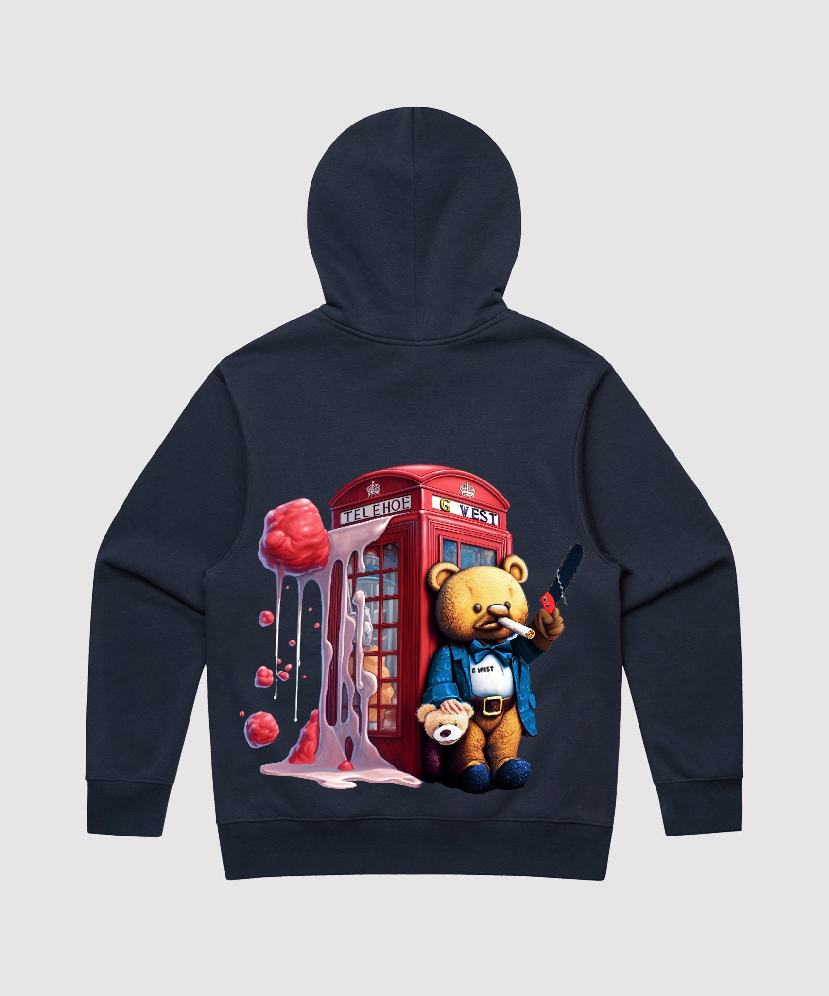 G WEST TEDDY BEAR BOOTH HEAVY PREMIUM HOODIE - 6 COLORS - G West