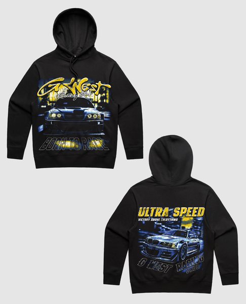 G West Ultra Speed Black Hoodie - G West