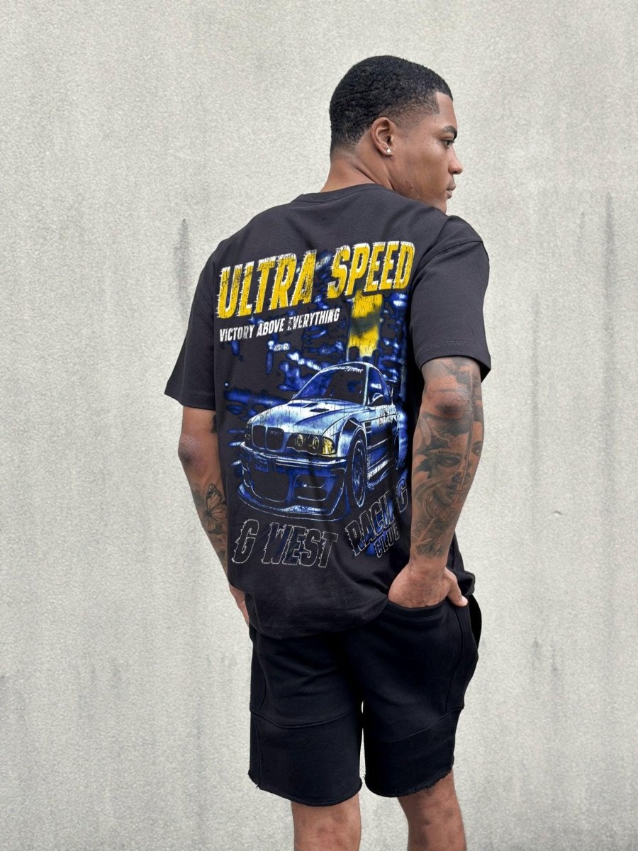 G West Ultra Speed Premium Tee Front And Back Print - G West