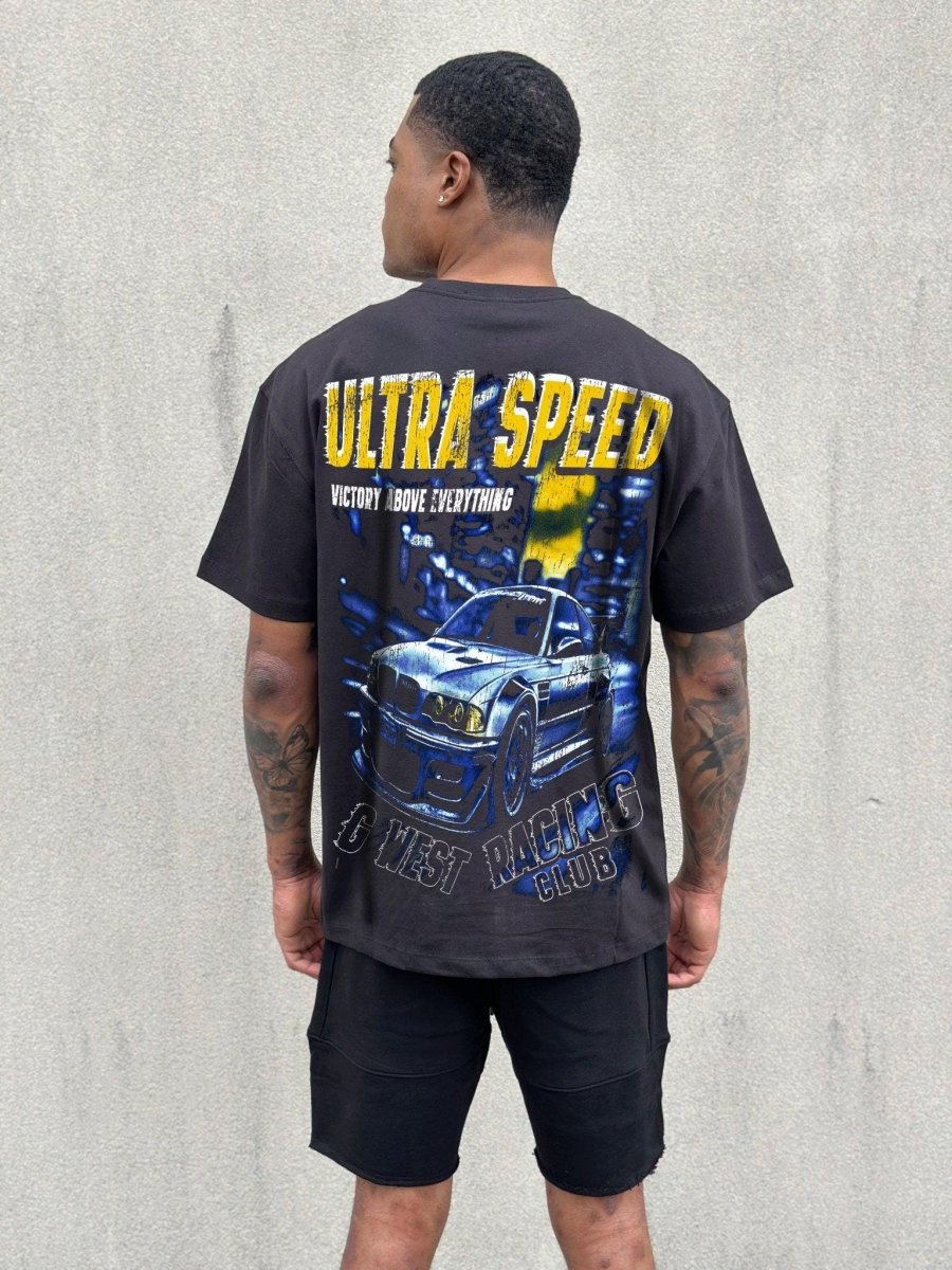 G West Ultra Speed Premium Tee Front And Back Print - G West