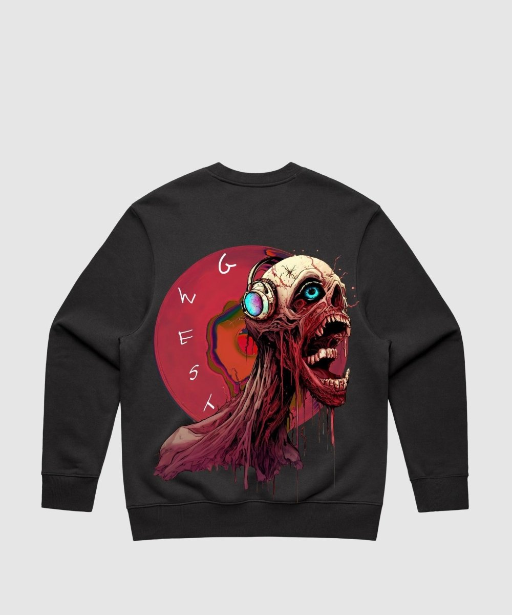 G West Vinyl Zombie Heavy Premium Crewneck - 6 Colors - G West