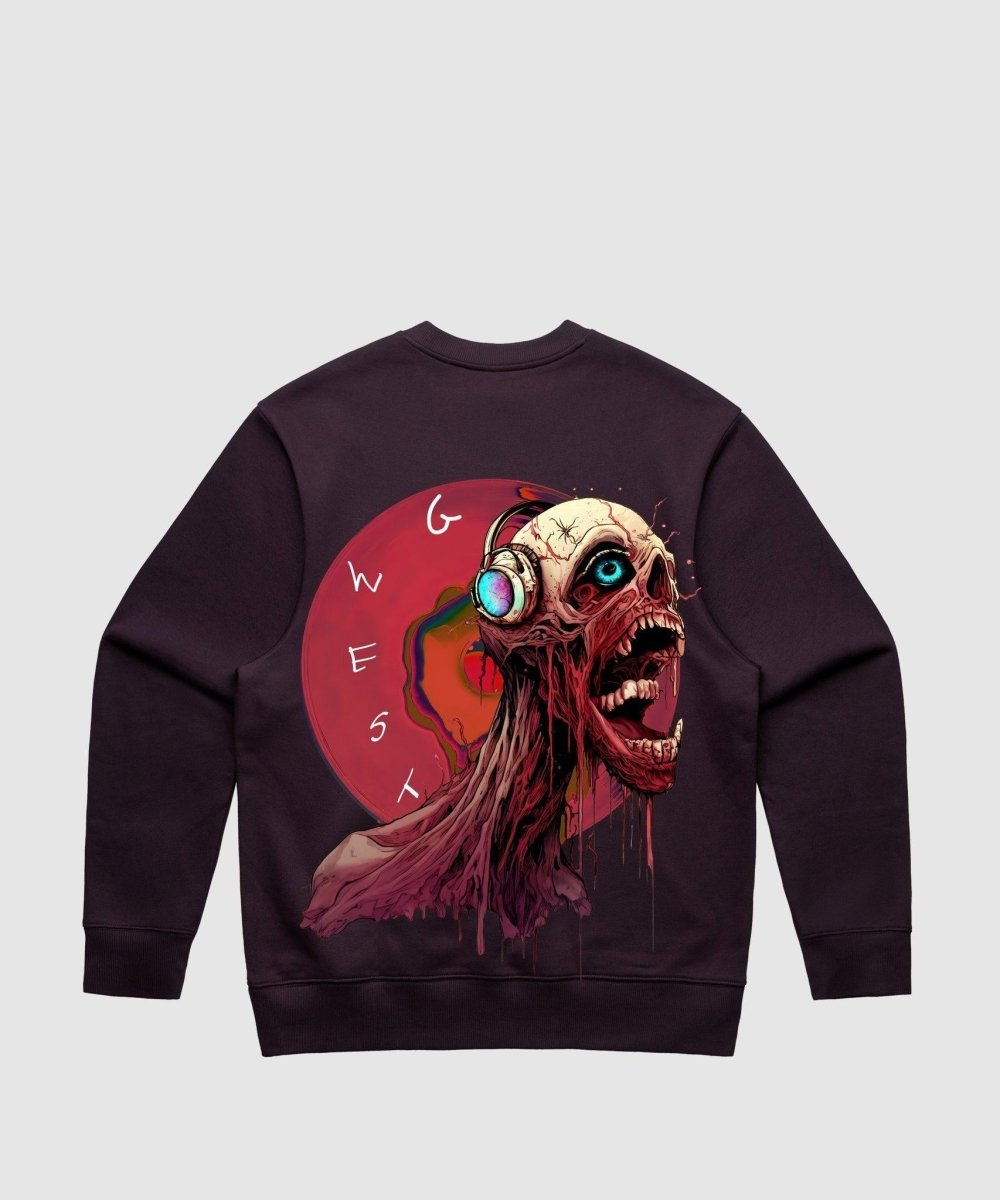 G West Vinyl Zombie Heavy Premium Crewneck - 6 Colors - G West