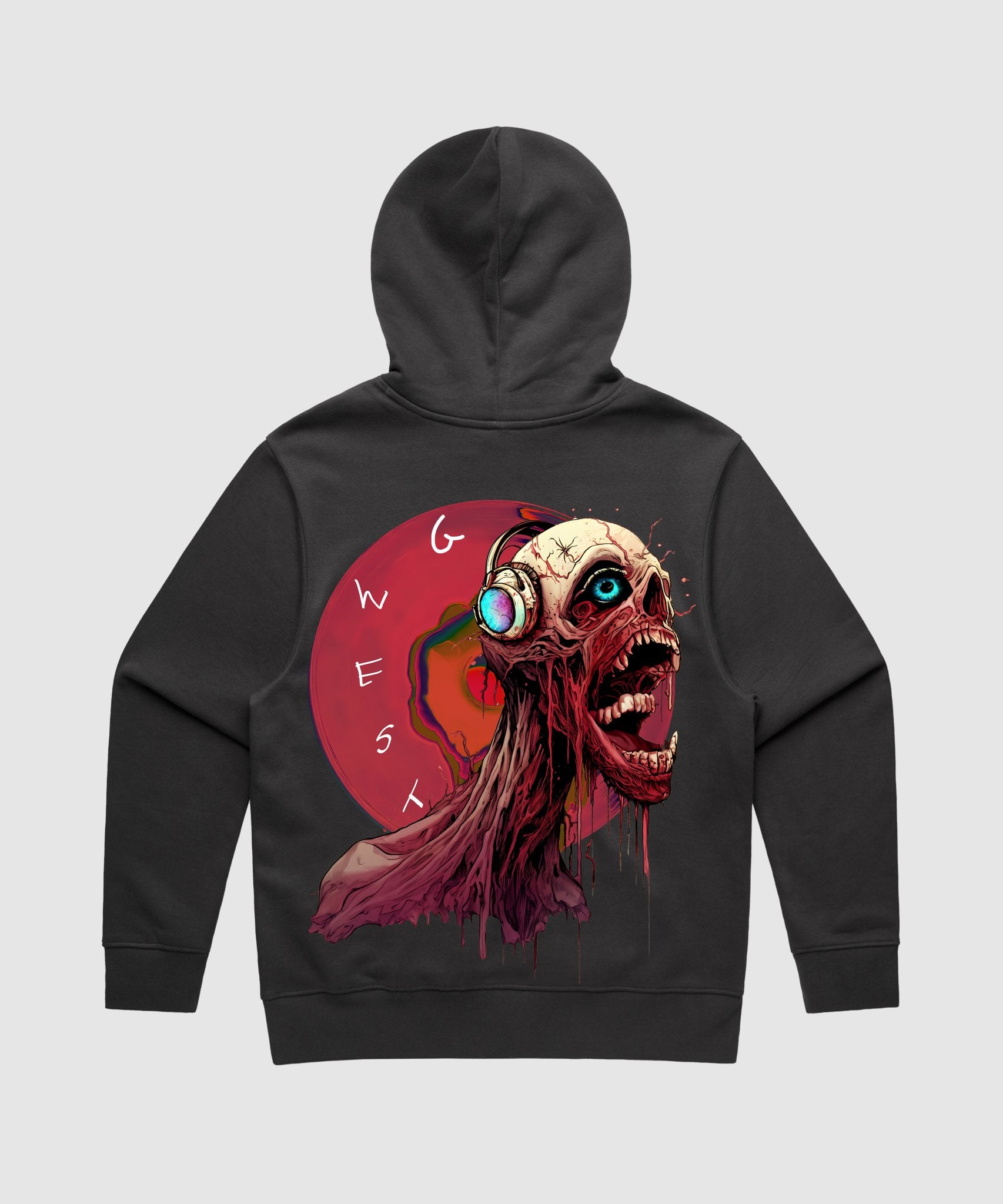 G WEST VINYL ZOMBIE HEAVY PREMIUM HOODIE - 6 COLORS - G West