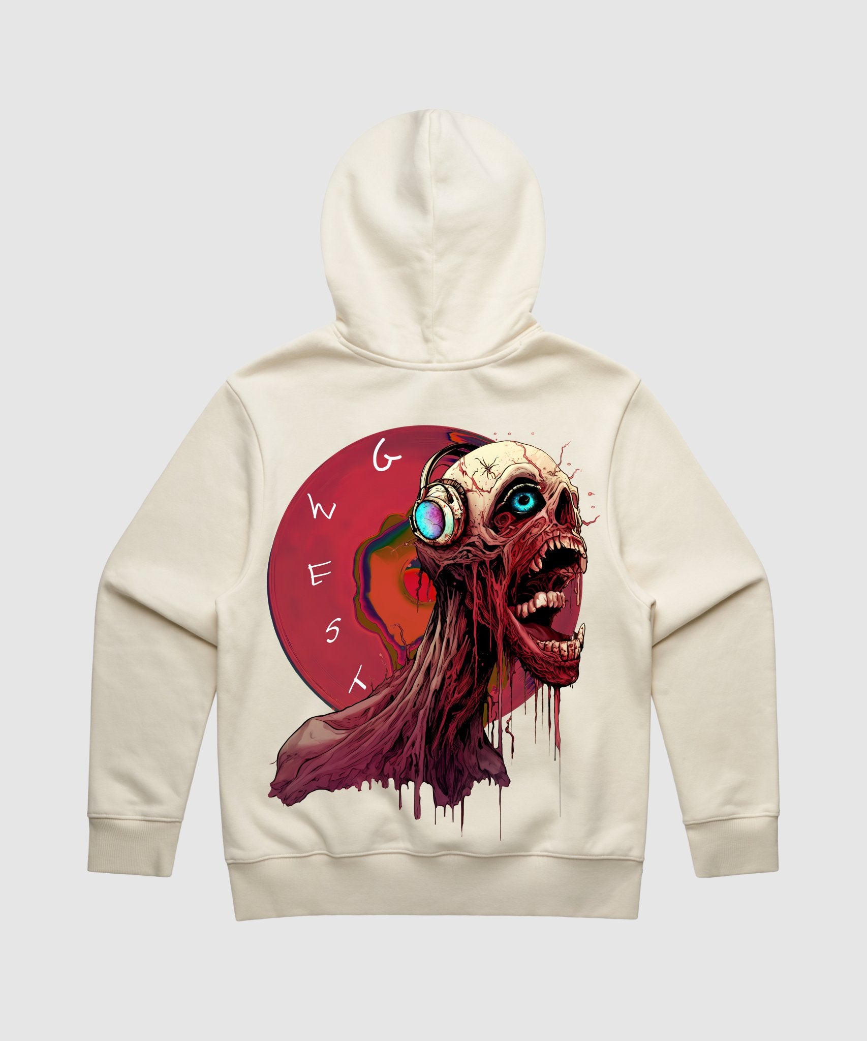 G WEST VINYL ZOMBIE HEAVY PREMIUM HOODIE - 6 COLORS - G West