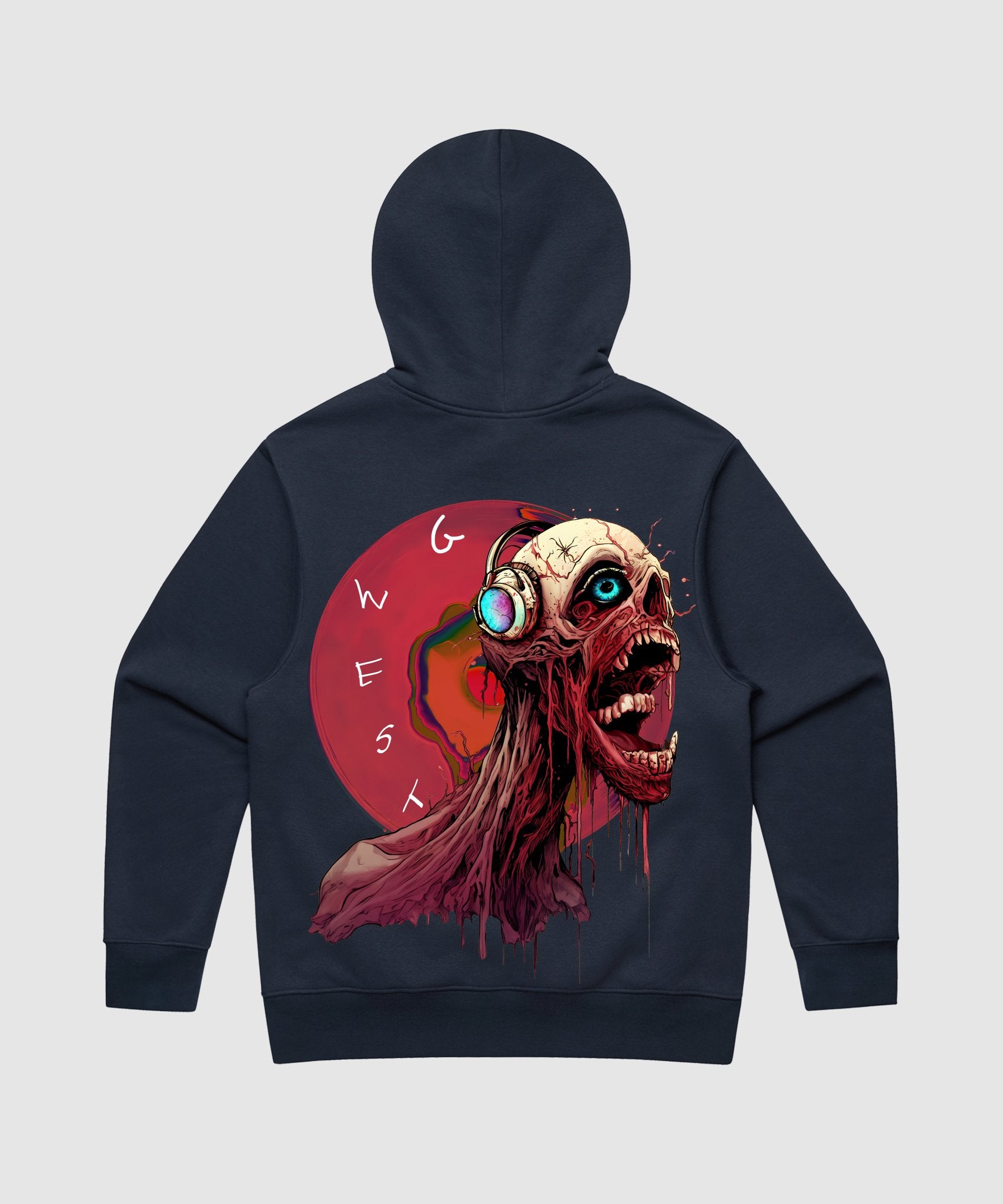 G WEST VINYL ZOMBIE HEAVY PREMIUM HOODIE - 6 COLORS - G West