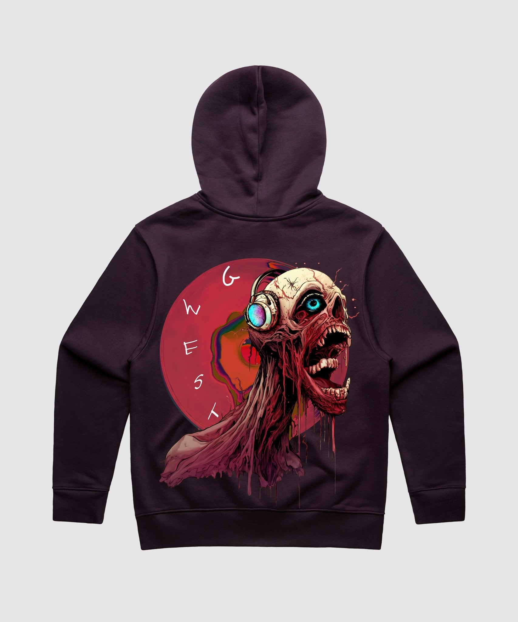 G WEST VINYL ZOMBIE HEAVY PREMIUM HOODIE - 6 COLORS - G West