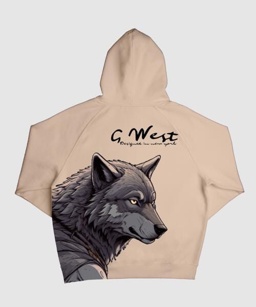 G West Wolf Hoodie : Gwhlhd9033 - 3 Colors - G West