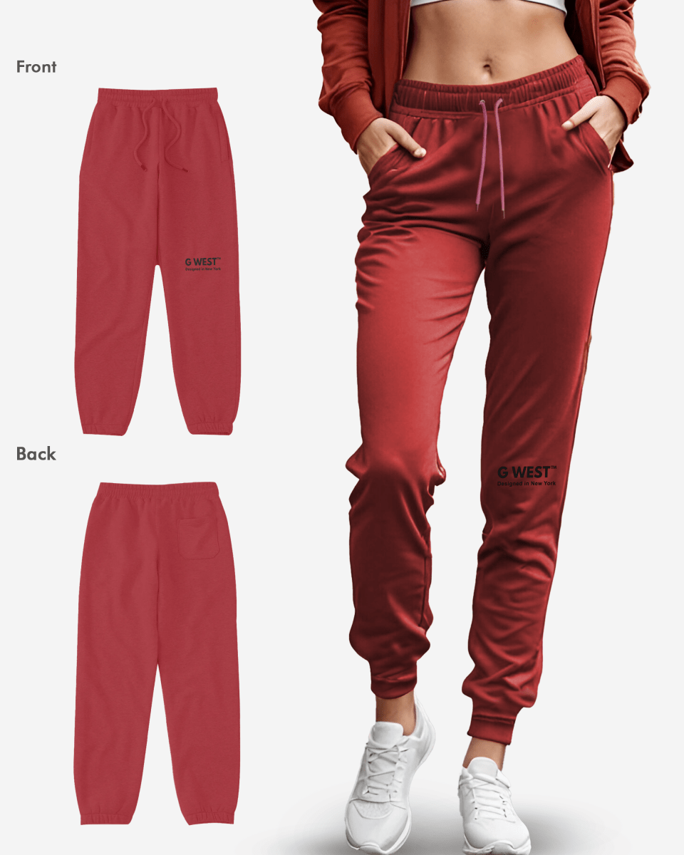 G WEST WOMENS LIFESTYLE PREMIUM JOGGER PANTS - G West