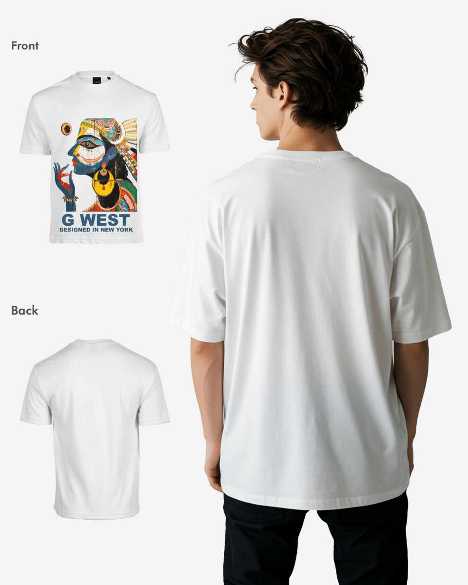 G West Work Of Art Oversized Tee - G West