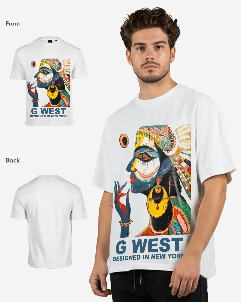 G West Work Of Art Oversized Tee - G West