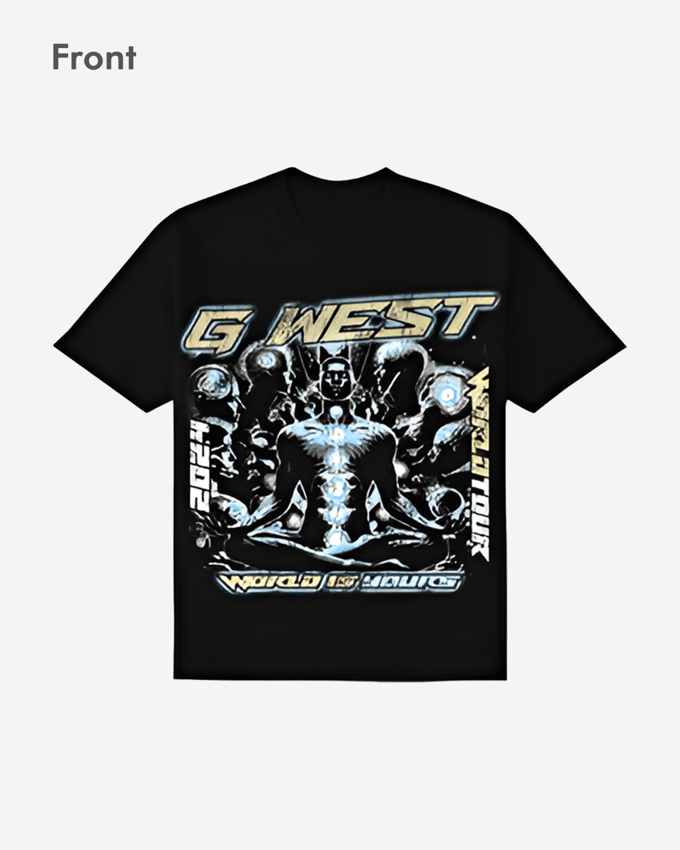 G West World is Yours Black Tee Big and Tall - G West