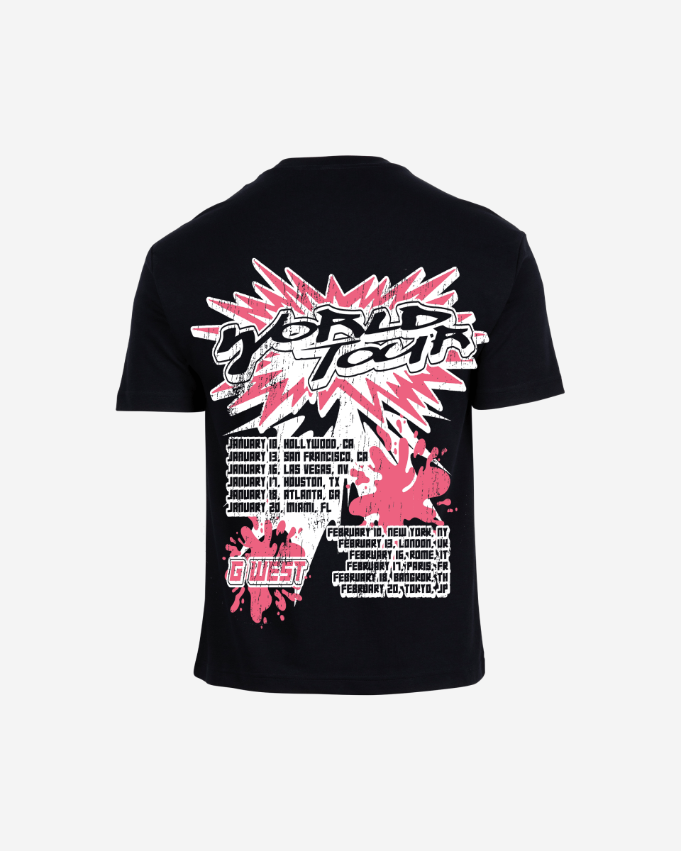 G West World Tour Premium Oversized Tee - G West