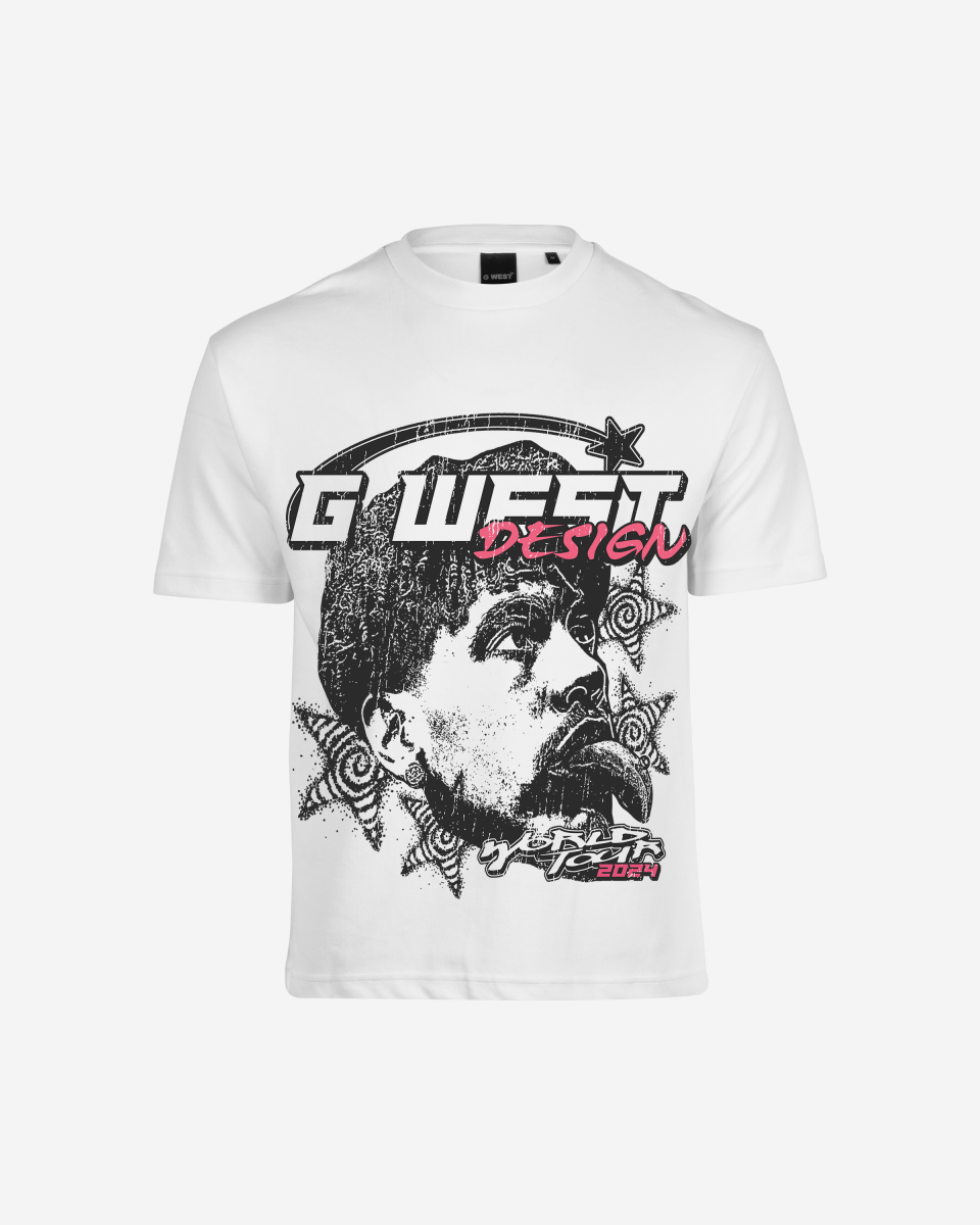 G West World Tour Premium Oversized Tee - G West