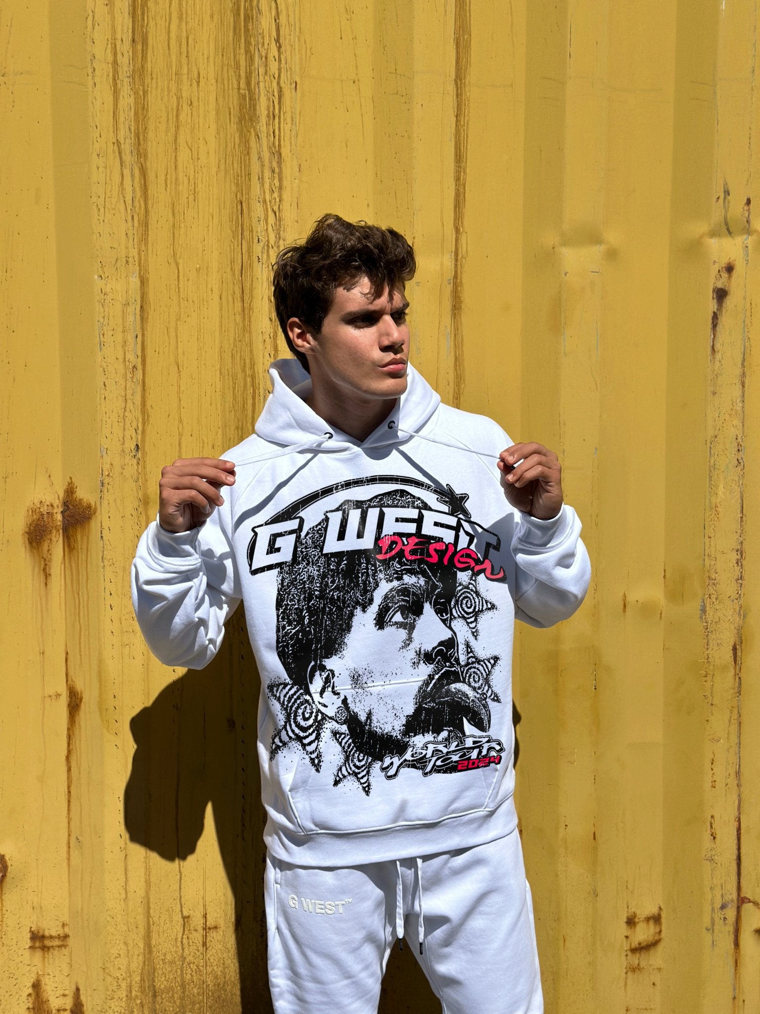 G West World Tour White Hoodie - G West