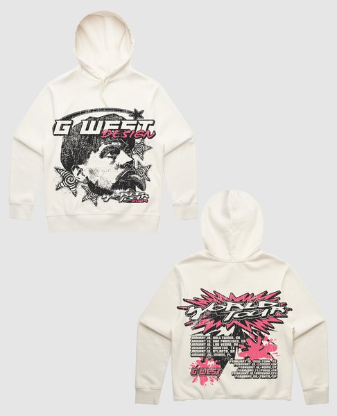 G West World Tour White Hoodie - G West