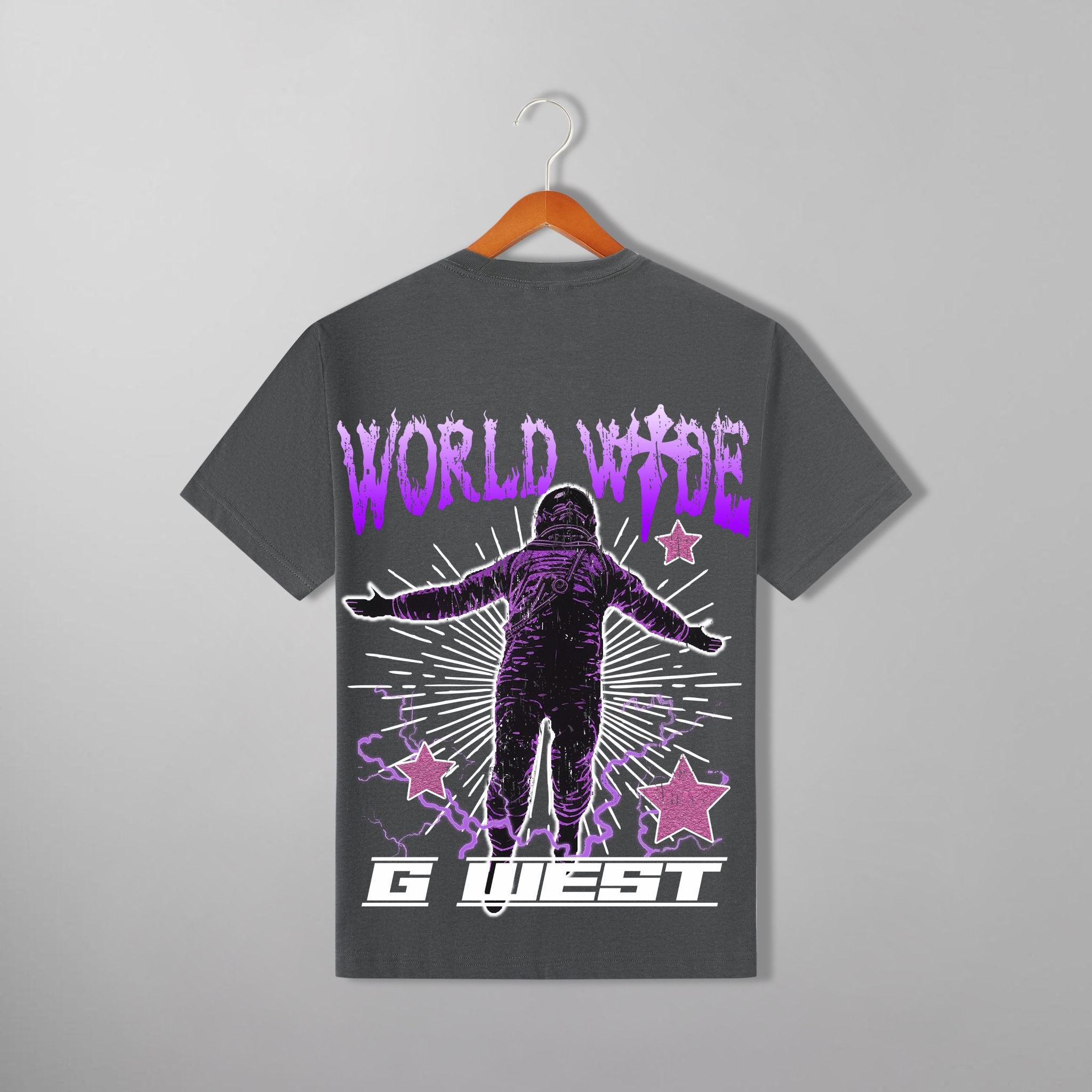 G WEST WORLD WIDE STAR TEE - G West