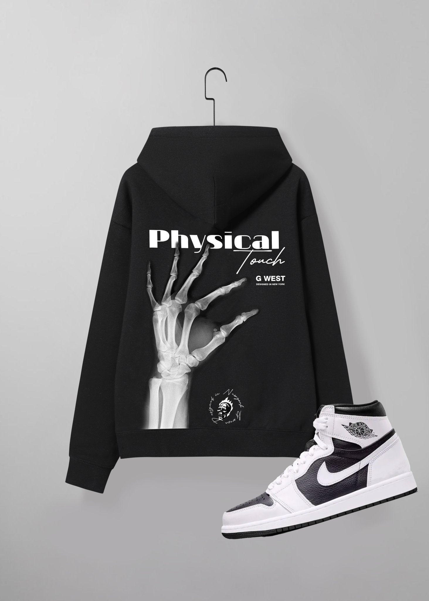 G WEST X RAY HOODIE : GWHLHD5001 - 1 COLORS - G West