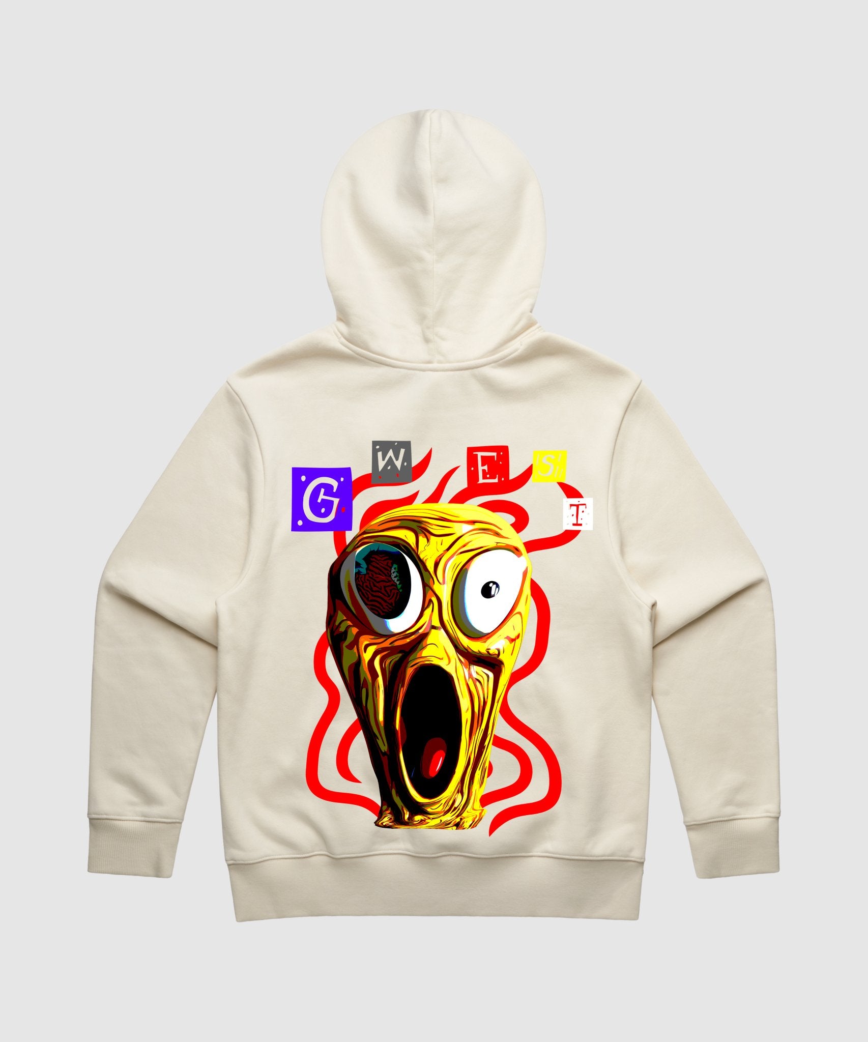 G WEST YELLOW FACE HEAVY PREMIUM HOODIE - 6 COLORS - G West