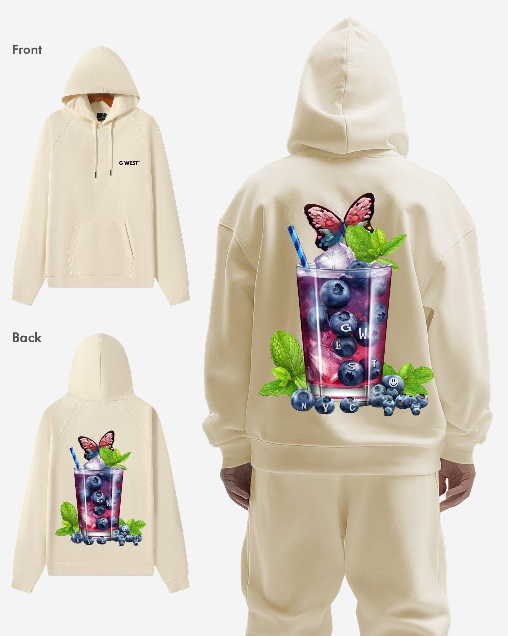 G WEST BLUEBERRY MOHITO HEAVY PREMIUM HOODIE - G West