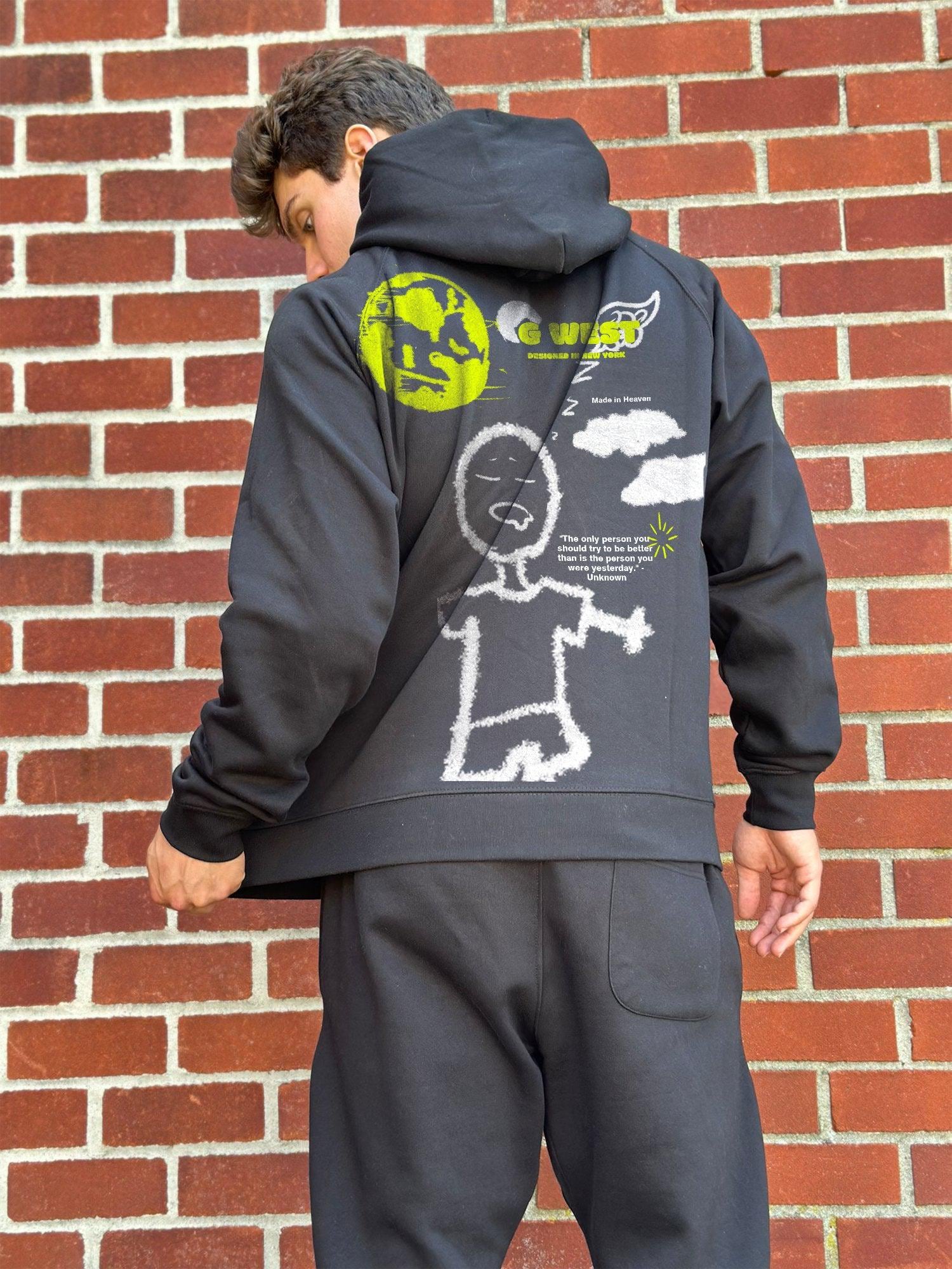 G WEST STICK FIGURE HEAVY PREMIUM HOODIE - 6 COLORS - G West